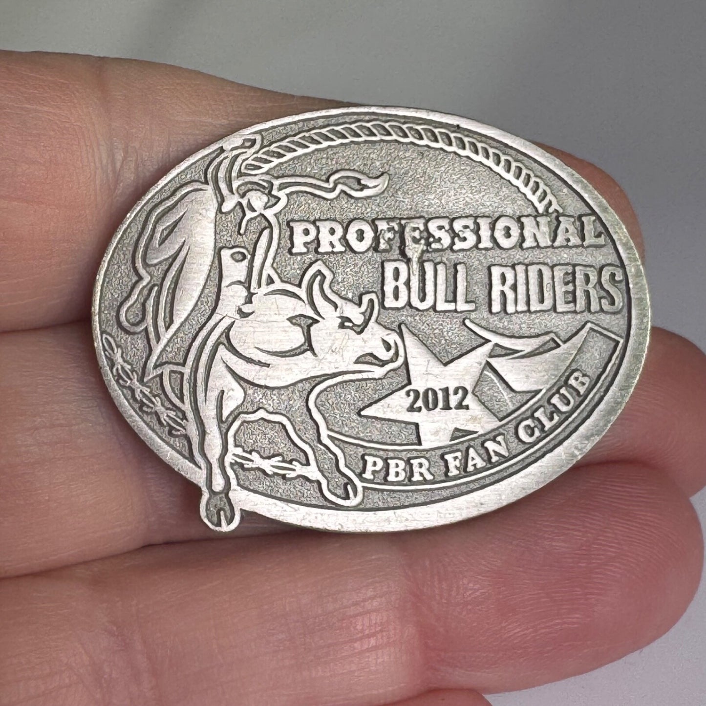 2012 Professional Bull Riders PBR Fan Club Lapel Pin