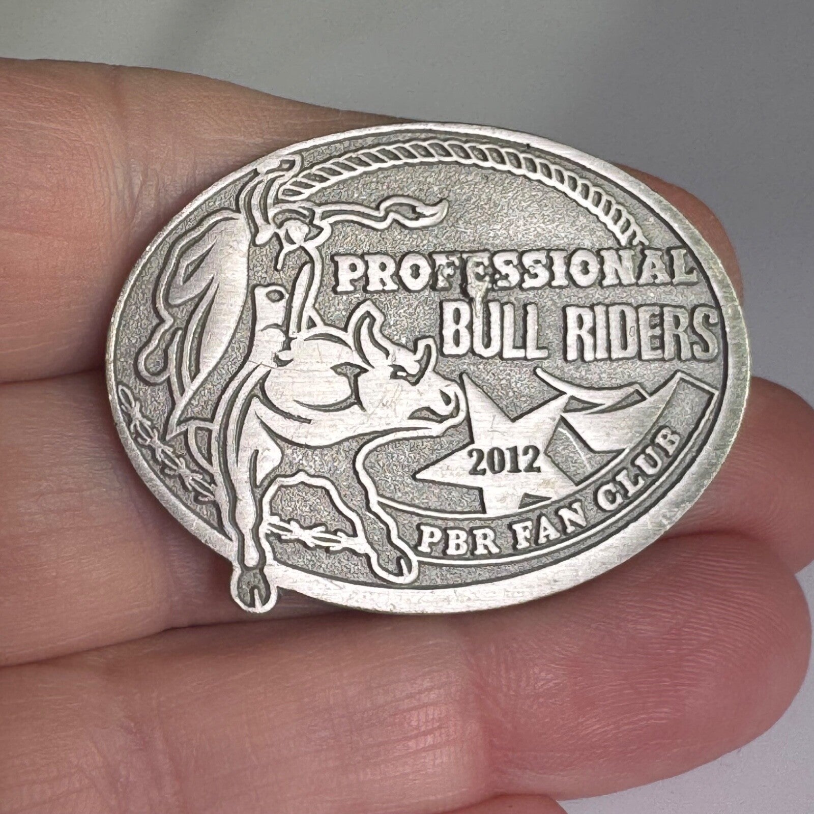 2012 Professional Bull Riders PBR Fan Club Lapel Pin