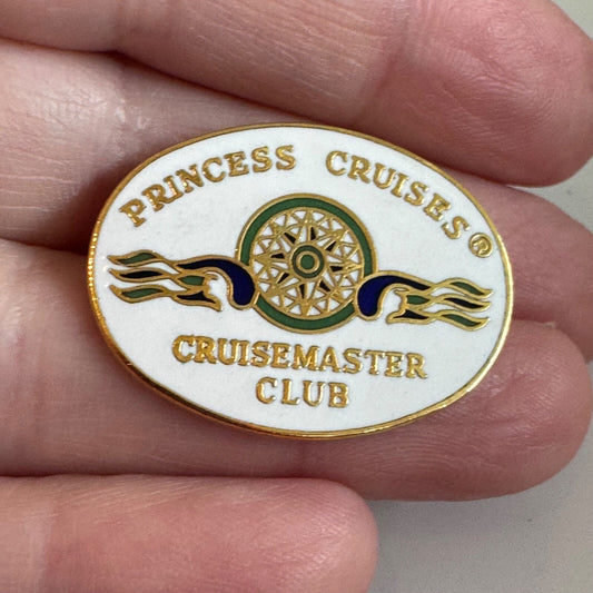 Vintage Princess Cruises Cruisemaster Club Lapel Pin 