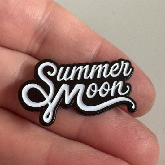 Vintage Summer Moon Coffee Logo Lapel Pin