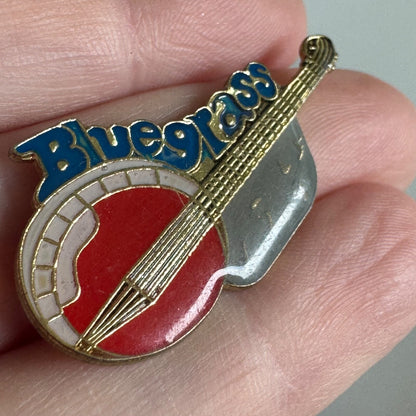 Vintage Bluegrass Banjo Enamel Pin – Americana Music Fan Favorite