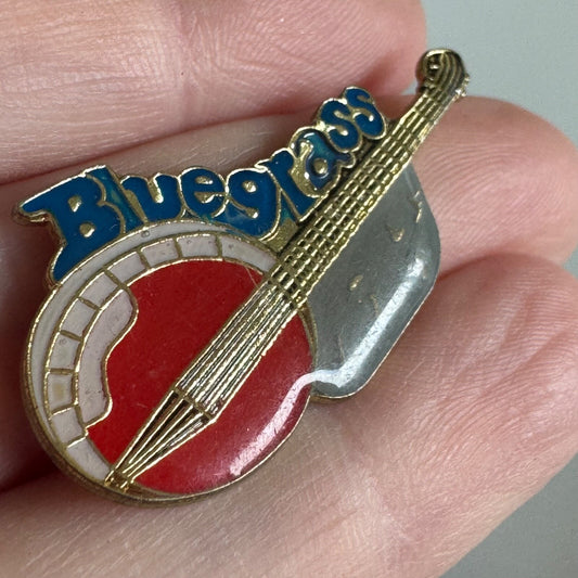 Vintage Bluegrass Banjo Enamel Pin – Americana Music Fan Favorite