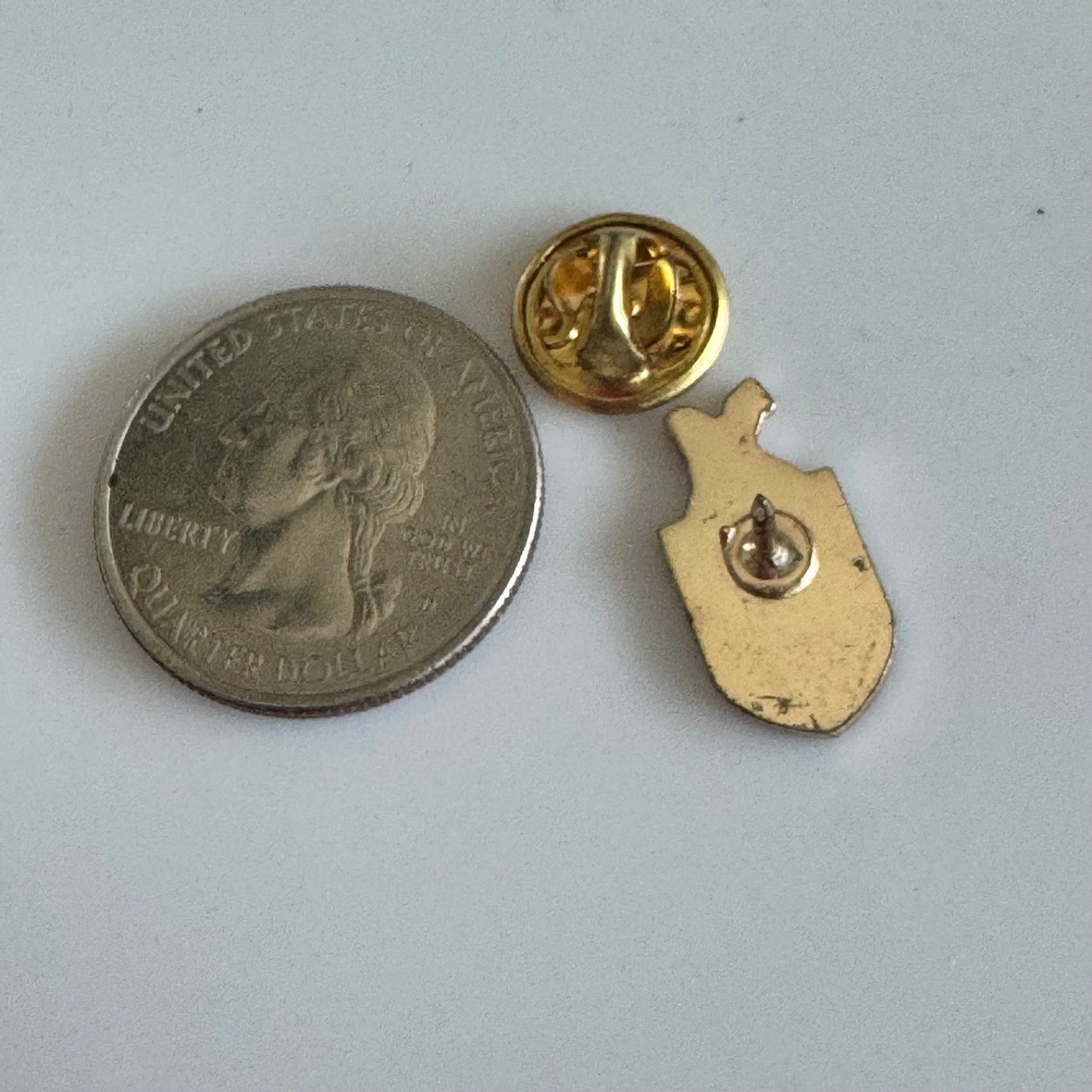 Vtg Yukon Coat of Arms Heraldic Shield Coat of Arms Enamel Pin Canada