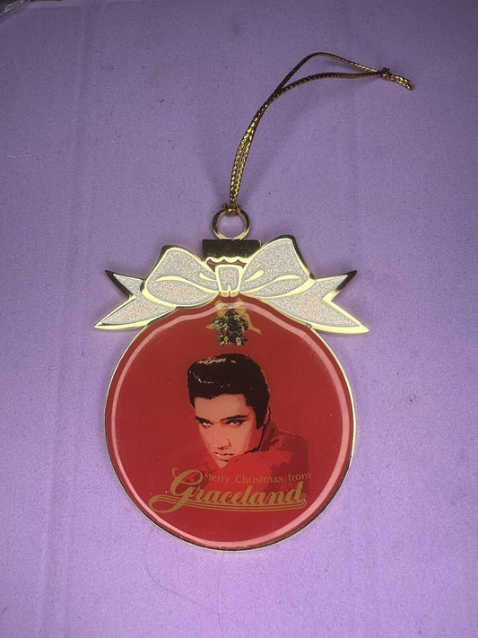 Joe Petruccio Elvis Presley Merry Christmas From Graceland Metal Ornament 205