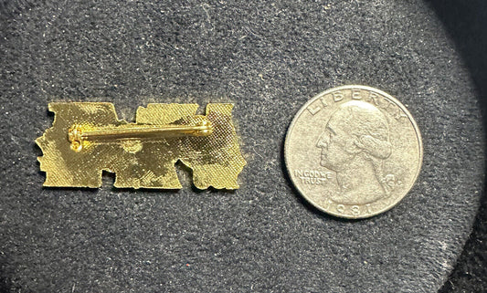 Vintage UMW "IF YOU AIN'T A COAL MINER YOU AIN'T S**T" Gold Tone Pin