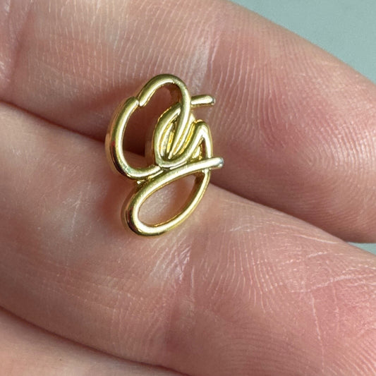 Vintage Olive Garden Lapel Pin Tie Tack OG Gold Tone