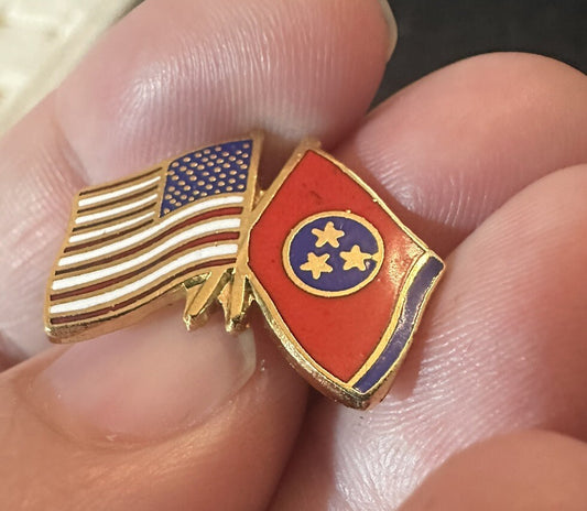 Very Nice Tennessee State United States US Flag Lapel Hat Jacket Vest Shirt Pin