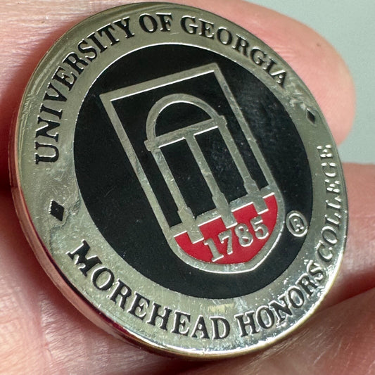 University of Georgia Morehead Honors College Pin – UGA 1785 Emblem Rare