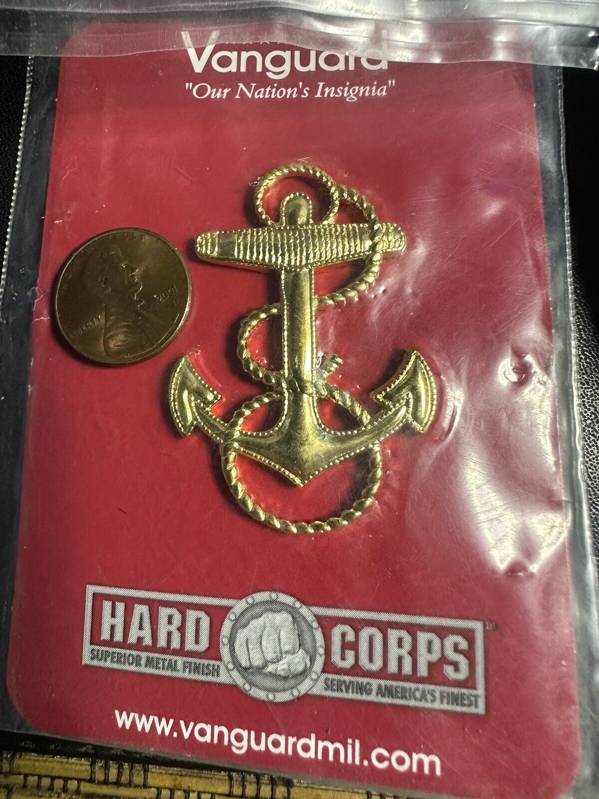 USNA US NAVY ANCHOR ALL MIDSHIPMEN COMBO COMBINATION CAP DEVICE FULL SIZE BADGE