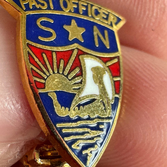 Vintage Sons of Norway Past Officer Lapel Pin 