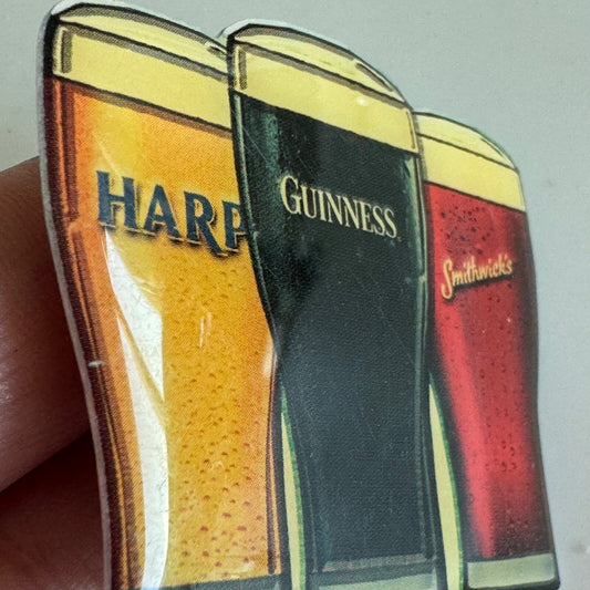 Guinness Harp Smithwick's Lapel Pin Beer Advertising Breweriana