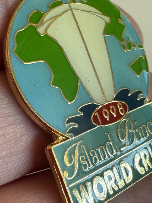 Vintage 1998 Island Princess World Cruise Lapel Pin Cruises