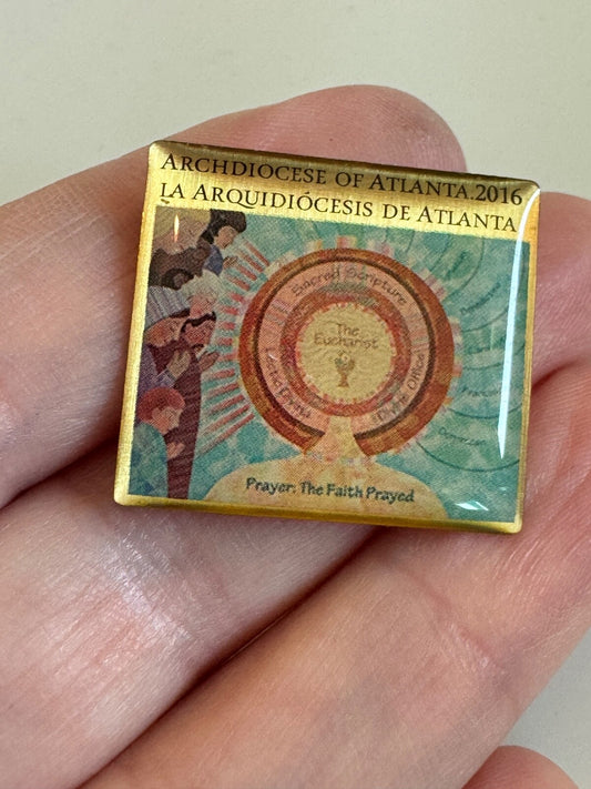 Archdiocese of Atlanta 2016 Catholic Pin – Prayer: The Faith Prayed