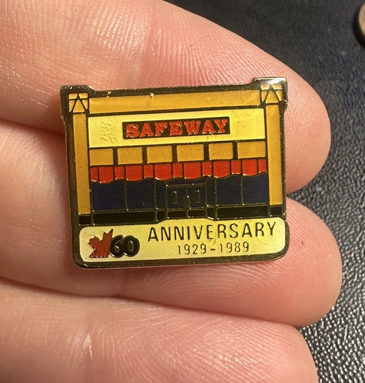 1989 Canada Safeway 60th Anniversary Storefront Lapel Pin