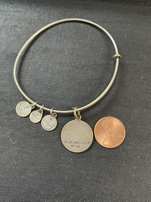 Alex & Ani Four Leaf Clover 2015 Bangle Bracelet