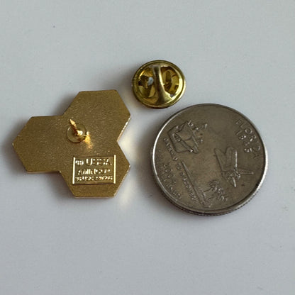 2006 USA Olympic US Ski Team “Best in the World” Pin Gold Tone