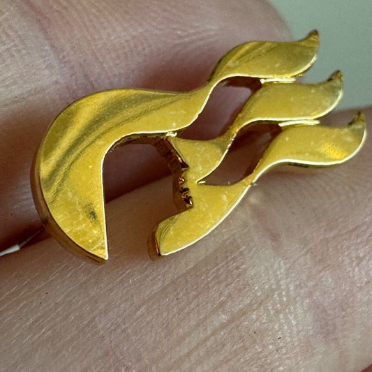 Vintage Princess Cruises Gold Waves Company Logo Lapel Pin