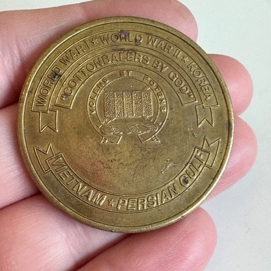 Early 2nd Battalion 7th Infantry Regiment Cottonballers Challenge Coin US Army