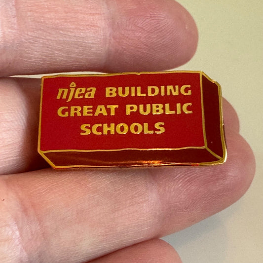 NJEA Building Great Public Schools New Jersey Education Association Pin Union