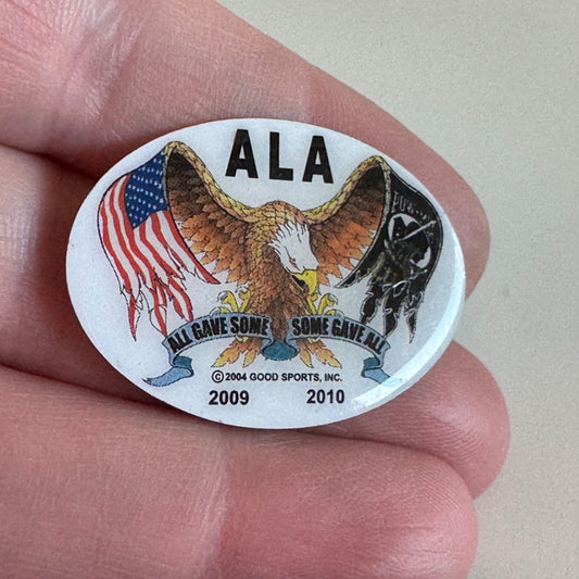 2009 American Legion Auxiliary Eagle Pin All Gave Some POW MIA USA Flag ALA