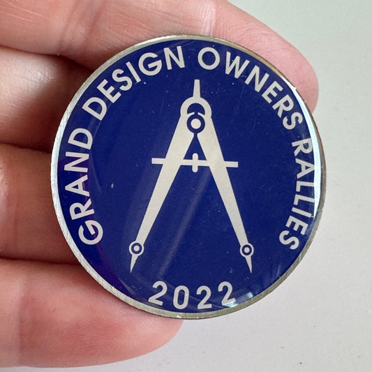 2022 Grand Design Owners Rallies Lapel Pin Recreational Vehicles RVs