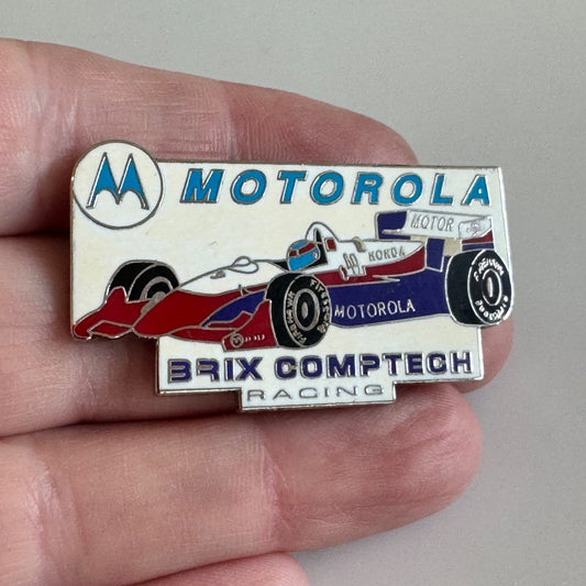 VINTAGE MOTOROLA TIE TACK PIN LOT BRIX COMPTECH RACING HONDA MOTOR ENAMEL