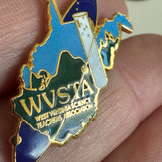 Vintage WVSTA Pin – West Virginia Science Teachers Association