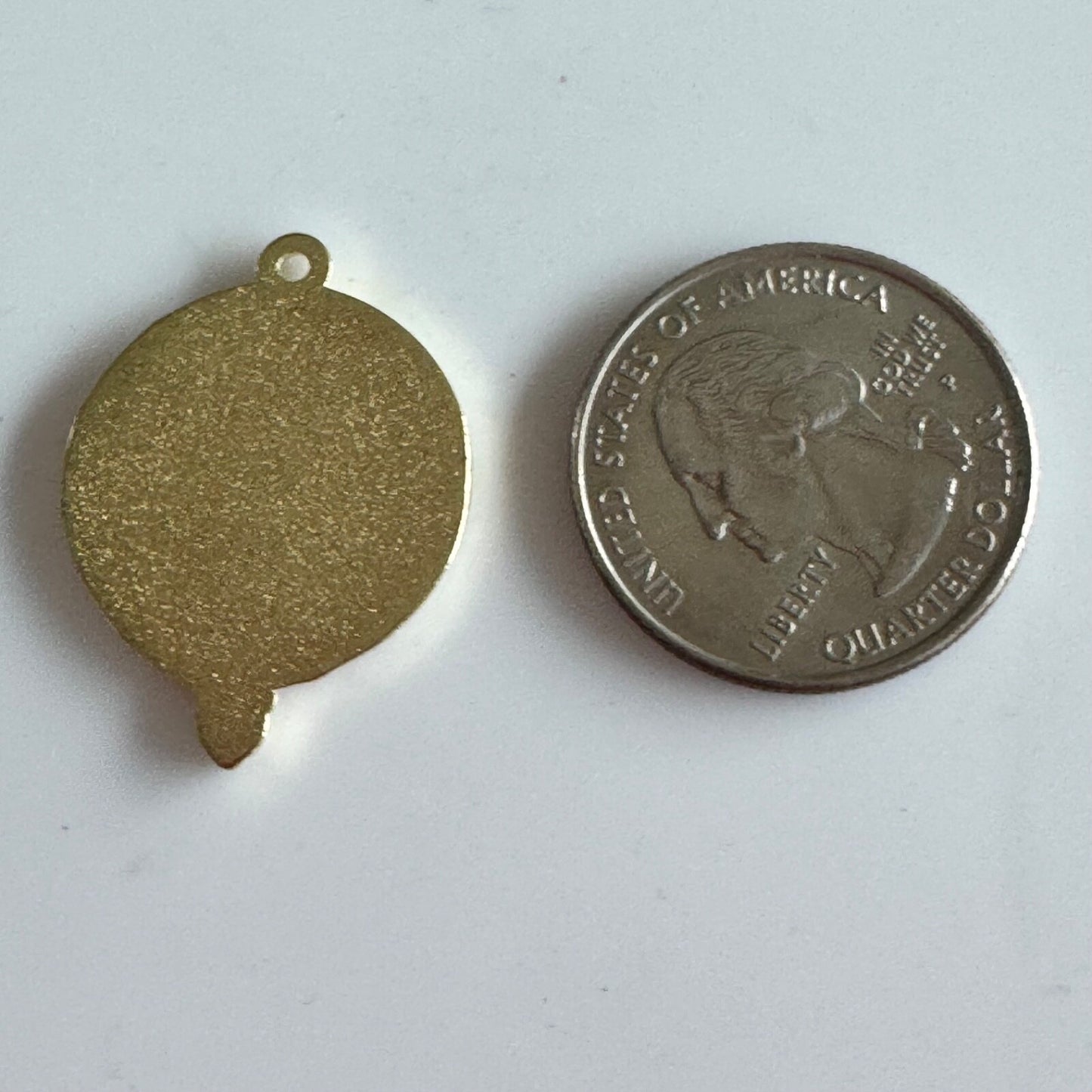 Vintage National Society of High School Scholars Key Pendant Charm – Gold Tone