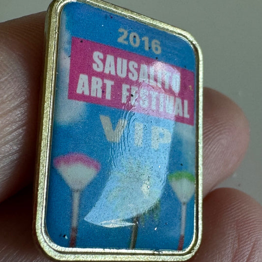 2016 Sausalito Art Festival VIP Lapel Pin California