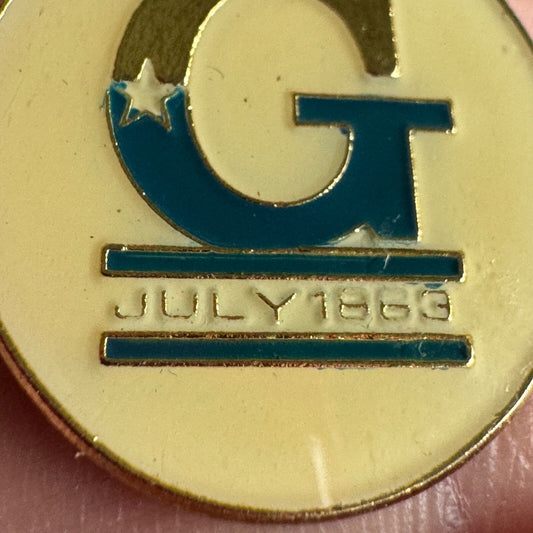 Vintage Gettysburg G July 1863 Civil War Lapel Pin