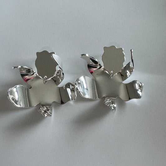 Silver Tone Lele Sadoughi Lily Drop Earrings