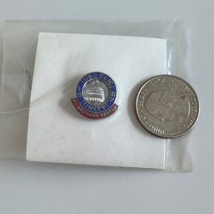 1978 UBC CLIC Unity “My Brothers Keeper” United Brotherhood of Carpenters Pin