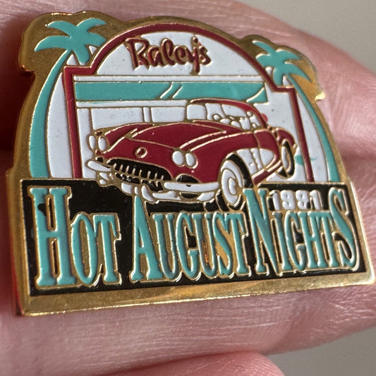 Vintage 1991 Hot August Nights Reno Nevada Lapel Pin 
