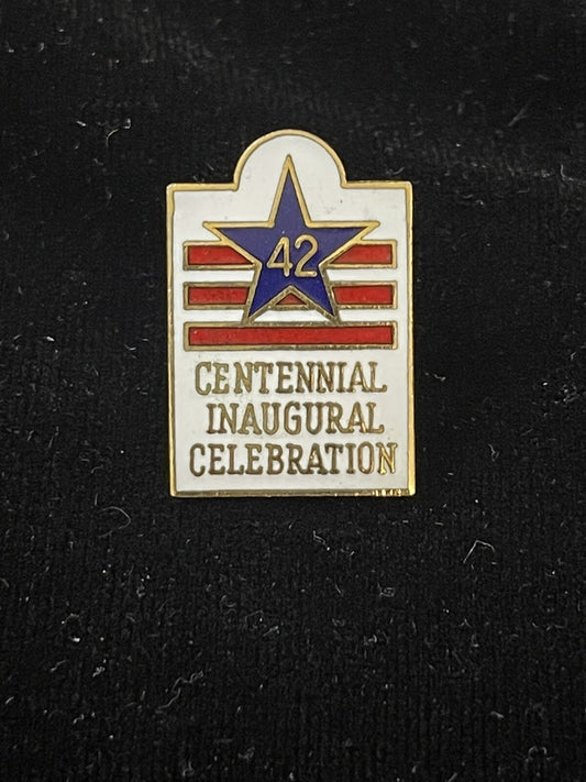 1989 Centennial Inauguration Celebration 42 State Washington Cloisonne Tie Pin 