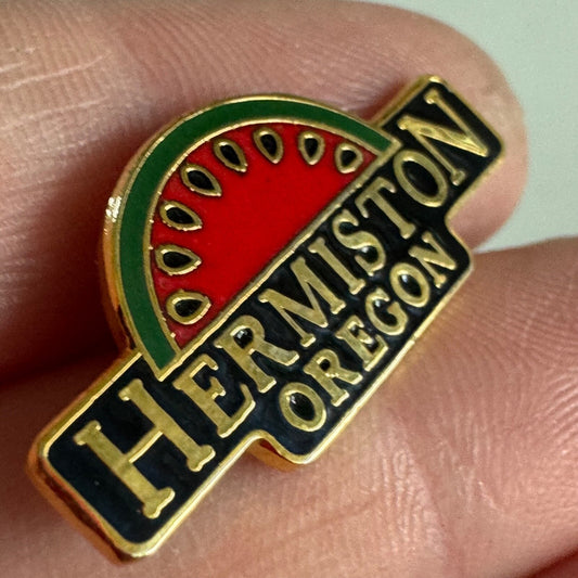 Vintage Hermiston Oregon Watermelon Lapel Pin 