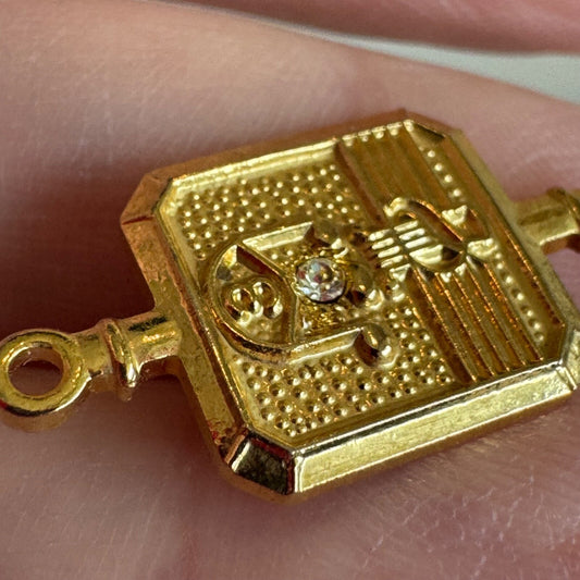 Tri-M Music Honor Society Gold Tone Fraternity Lapel Pin