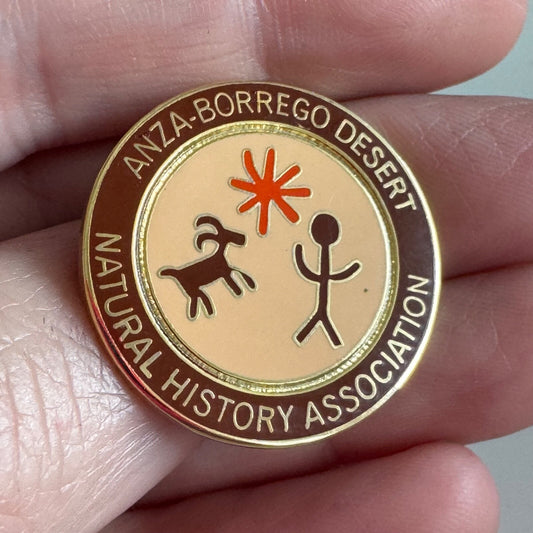 Vintage Anza-Borrego Desert Natural History Association Lapel Pin 