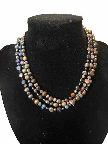 50” Necklace Multicolor & Size Dyed Freshwater Pearls Purple Blue & More Endless