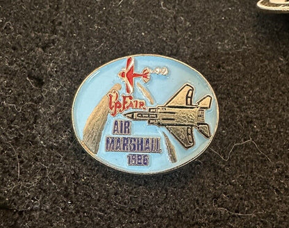 1986 VP FAIR ST. LOUIS AIR MARSHALL MISSOURI ENAMEL LAPEL TRAVEL HAT CAP PIN