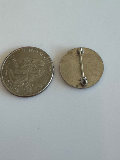 Vintage Confraternity of Christian Doctrine DEUS EST Lapel Pin Catholic Church