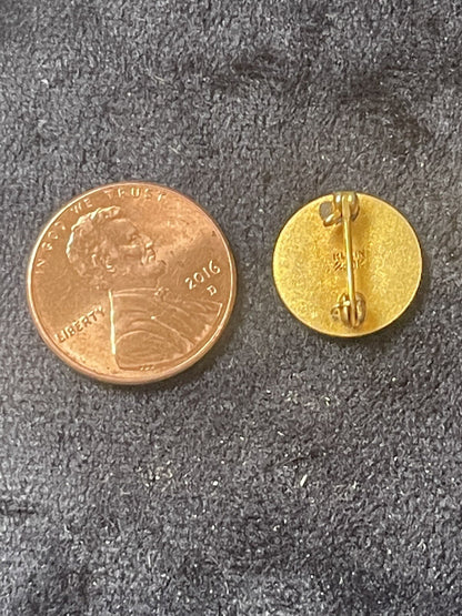 Vintage Neighbors Of Woodcraft 35 Years Service Lapel Pin Gold Fill 