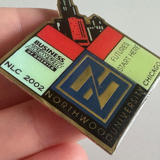 Northwood University Timberwolves Chicago BPA Pin