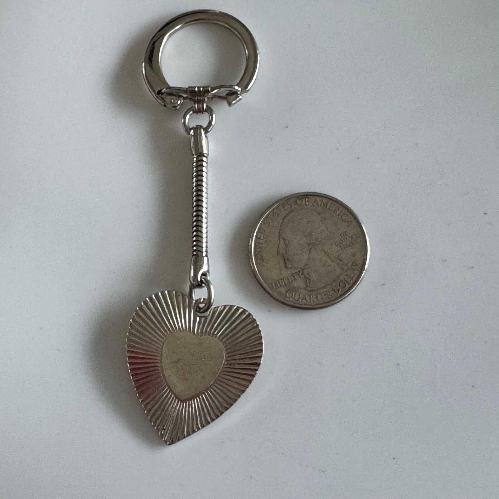 Vintage Social Order of the Beauceant Keychain – Silver Tone Templar SOOB