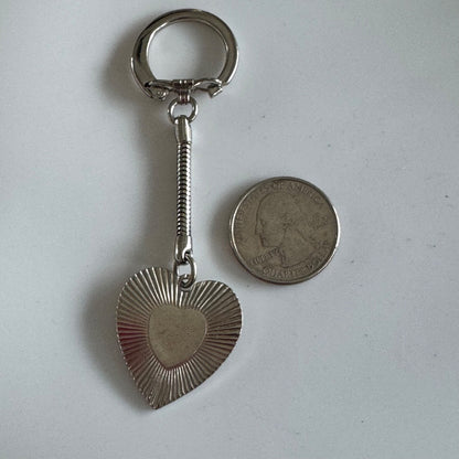Vintage Social Order of the Beauceant Keychain – Silver Tone Templar SOOB