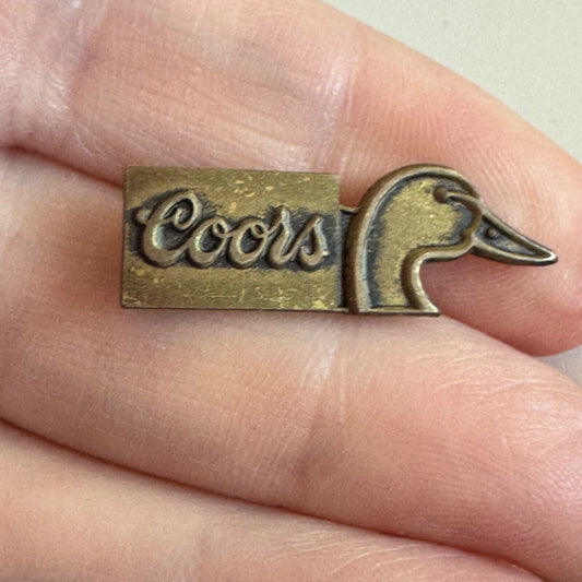 Coors Ducks Unlimited Beer Logo Lapel Pin