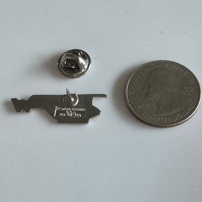 Bayflite BMC Medical Helicopter Enamel Lapel Pin Air Rescue EMT Aviation Florida