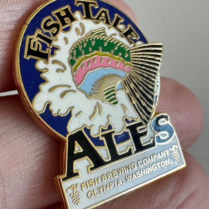 Fish Tale Ales Pin – Olympia WA Brewery Collectible Enamel Badge