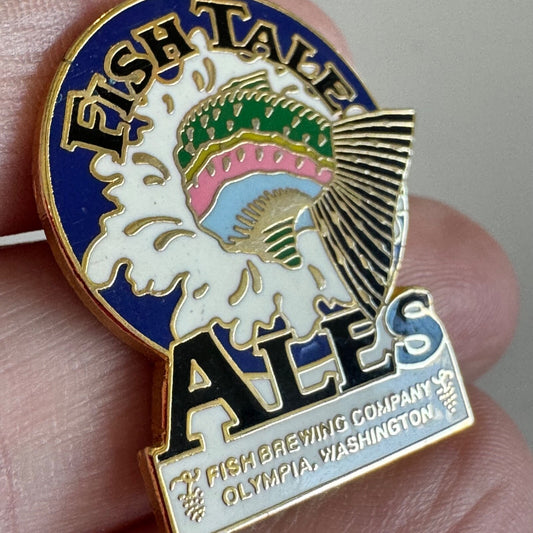 Fish Tale Ales Pin – Olympia WA Brewery Collectible Enamel Badge