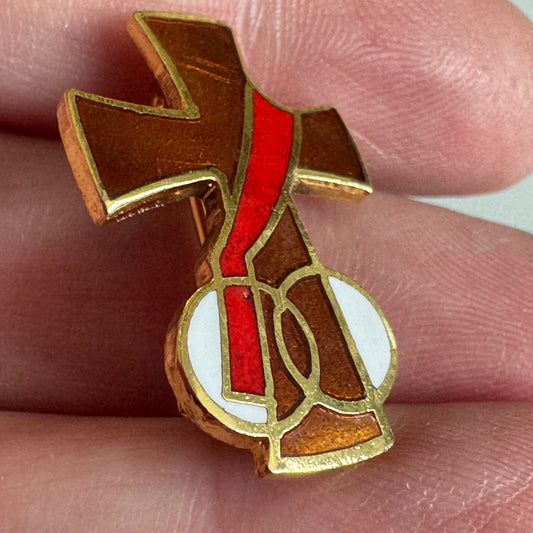Vintage Deacon's Spouse Symbol Lapel Pin Brooch Wife Husband Deacons