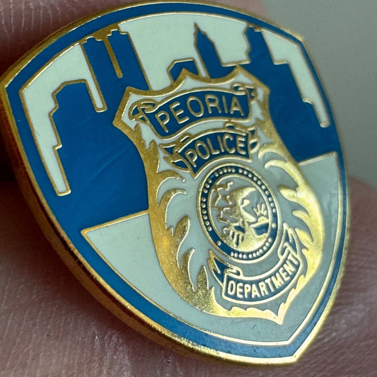 Peoria Police Department Lapel Pin Illinois